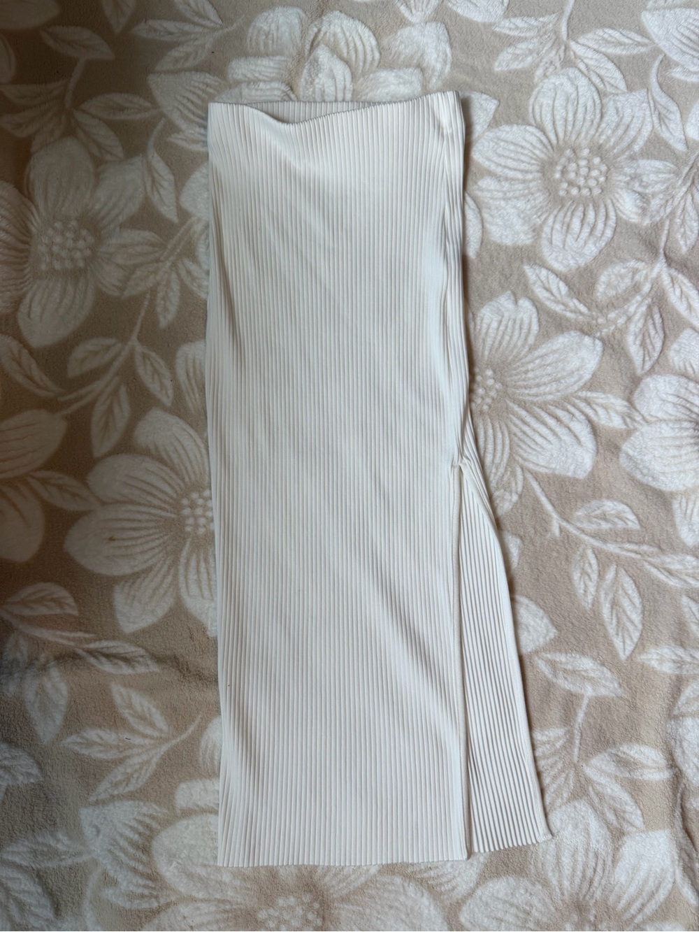 Zara Cream Ribbed Turtleneck Sweater